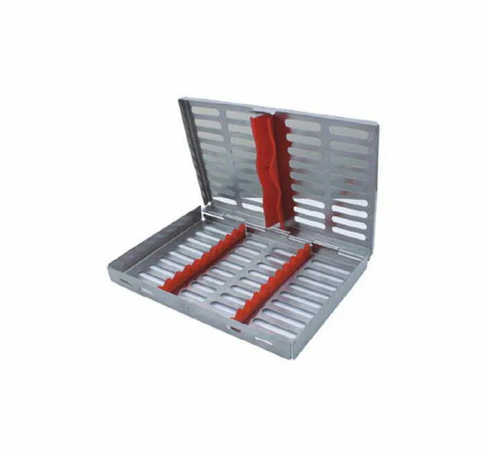 Sterilization Cassettes Tray Box Type, 15 Spaces