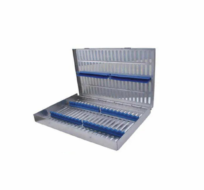 Sterilization Cassettes Tray Box Type, 20 Spaces