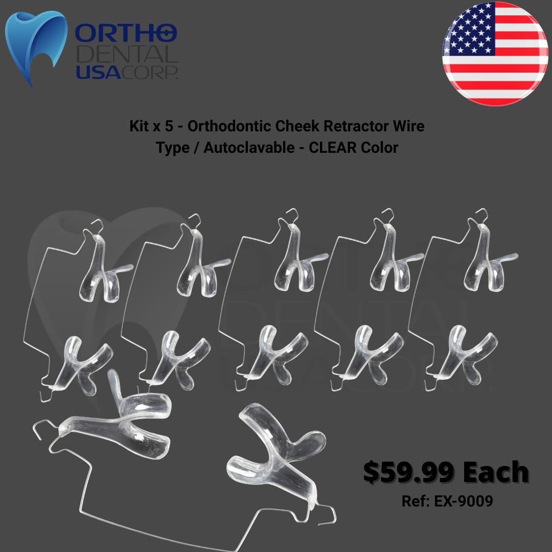 Cheek Retractor wire - kit x 5 EX-9009