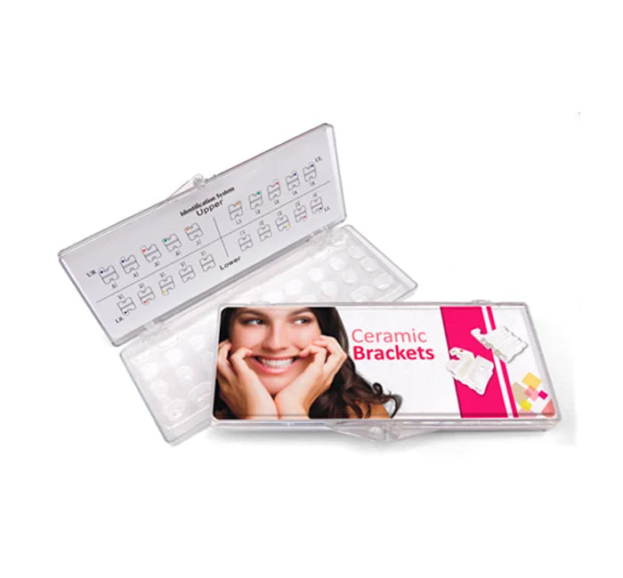 Case of Brackets Ceramic hook 3,4,5 lines on base 20 pcs