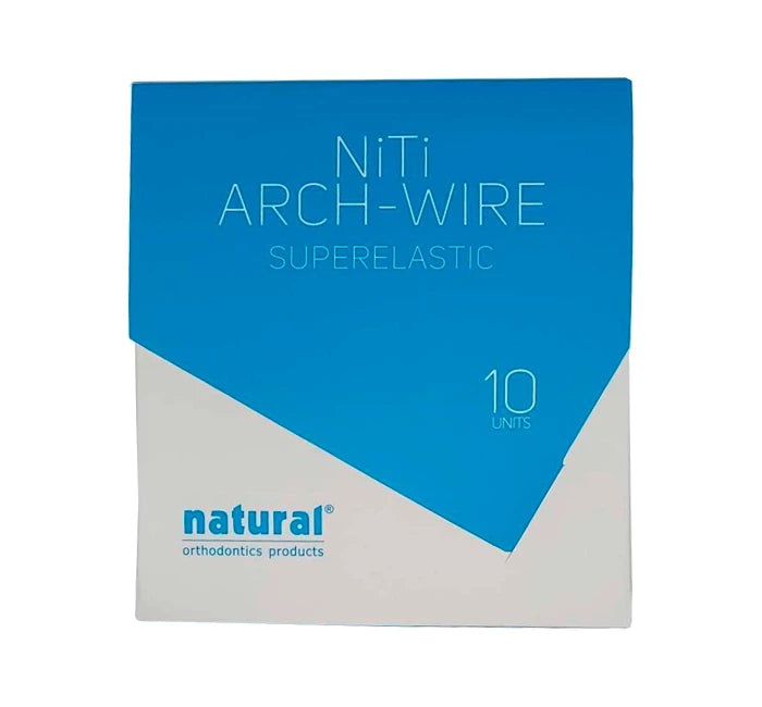 Super Elastic Nickel Titanium Arches Round – Ovoid Form – Pack x 10pcs