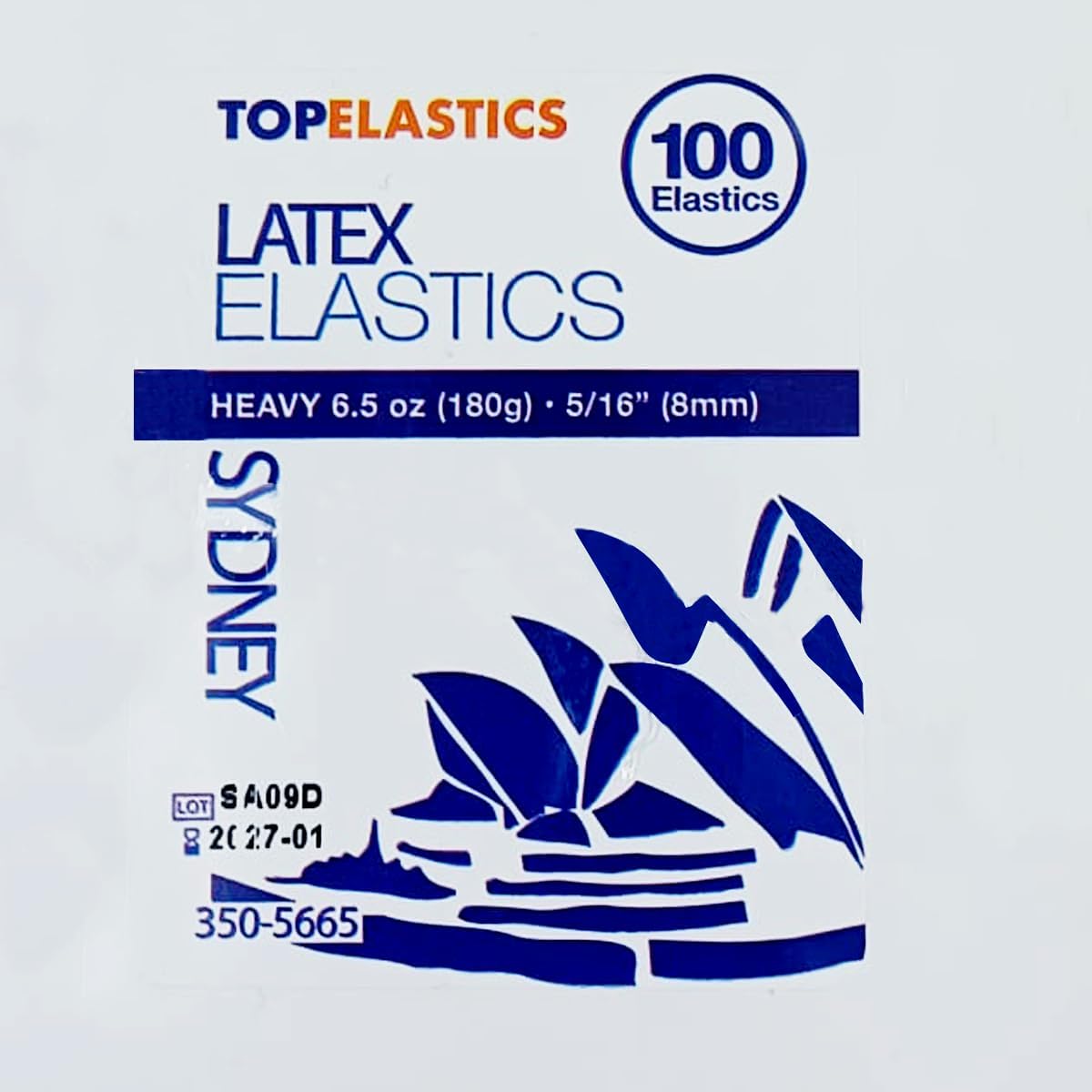 Orthodontic Intraoral Elastic - 50 bag x 100pcs - Surgical latex, 5000 pcs per box, packaged in resealable poly bags - Made in USA - Orthodentalusa Corp. Free Shipping