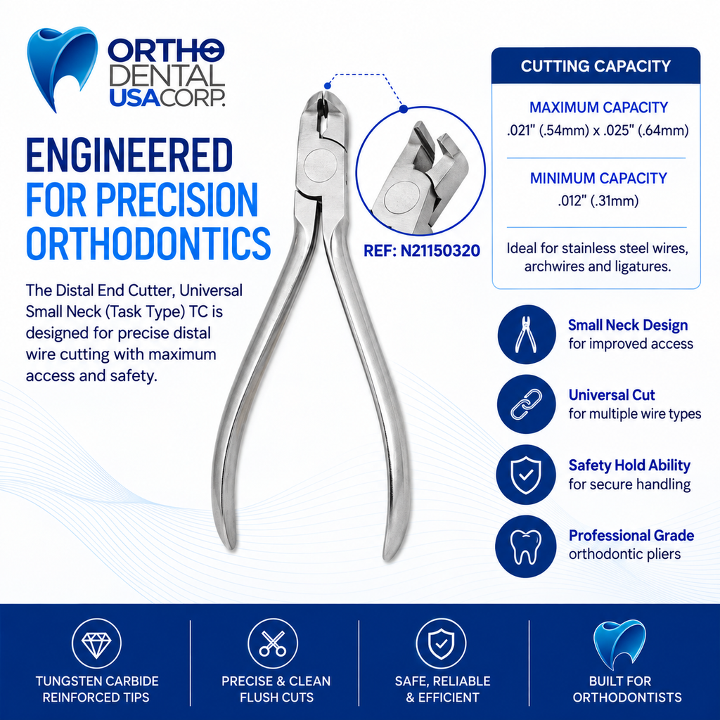 Distal end Cutter, Universal Small Neck 11.5 cm (Task Type) TC