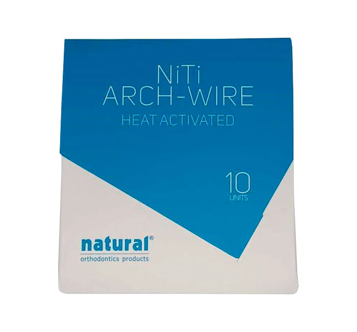 Heat-Activated Nickel Titanium Arches Rectangular – Ovoid Form – Pack x 10pcs