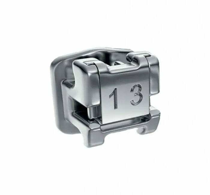 RASK Case 28 pcs Metallic Bracket Self-Ligating – from 7 to 7 / with instrument / TELLUS