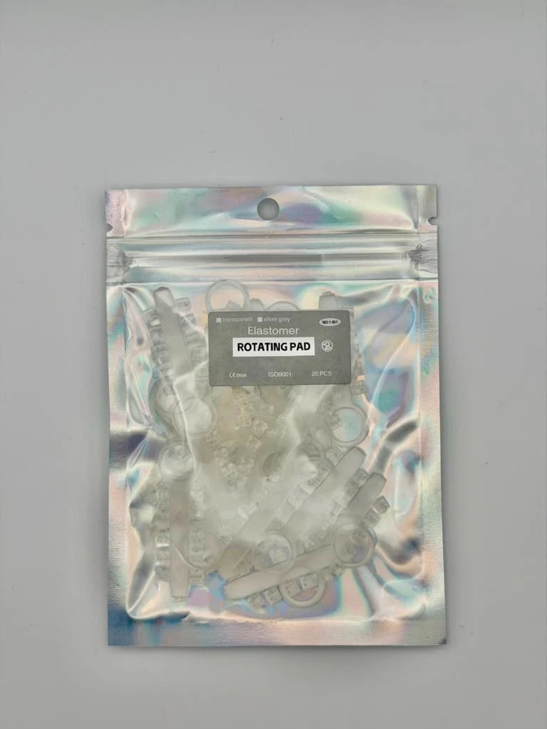 Pack 200 pcs ROTATOR ELASTIC Crystal and Gray Orthodontic wedges