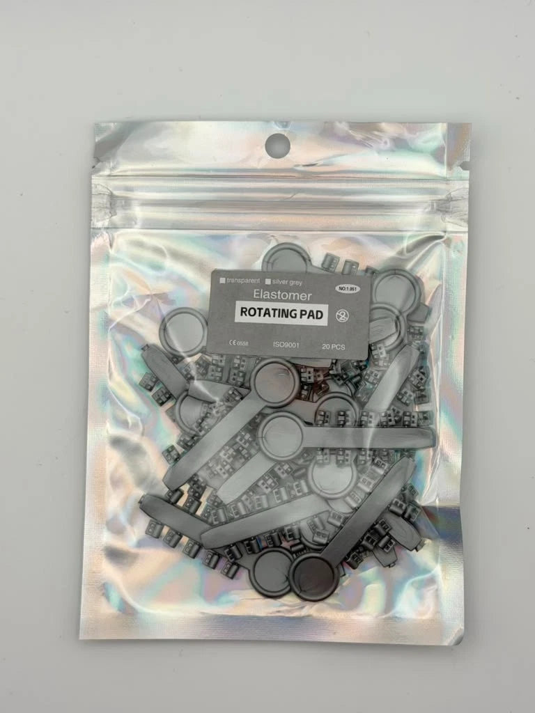 Pack 200 pcs ROTATOR ELASTIC Crystal and Gray Orthodontic wedges