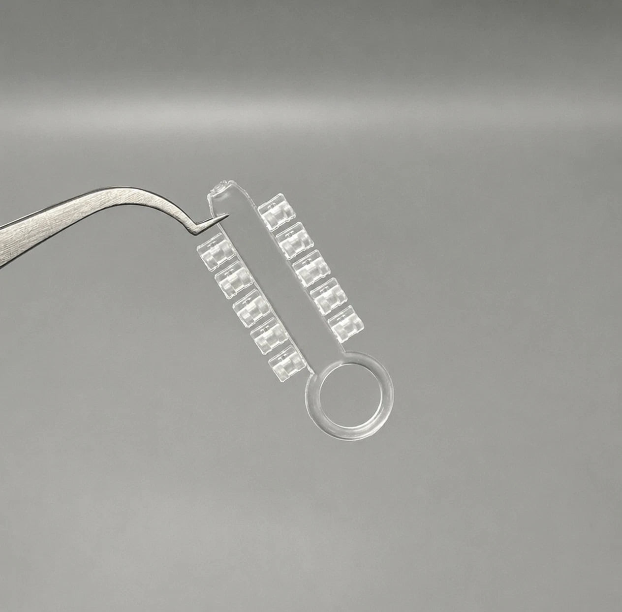 Pack 200 pcs ROTATOR ELASTIC Crystal and Gray Orthodontic wedges
