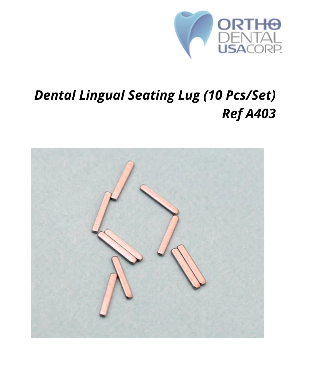 Lingual Cleats WELDABLE Seating Lugs 10 pcs A403